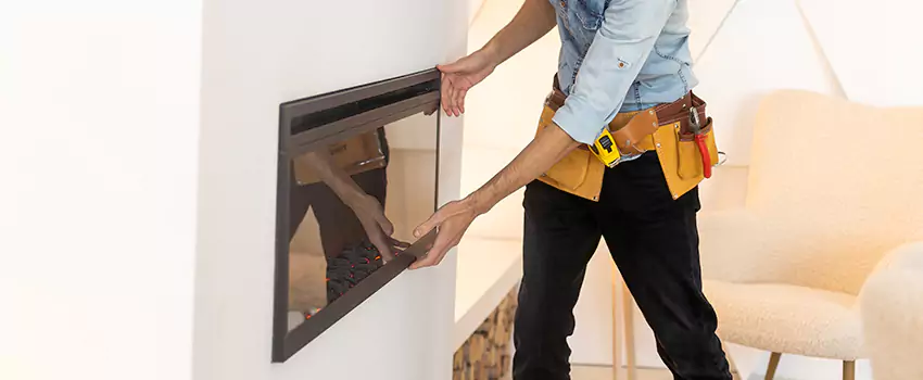 Metal Fireplace Installation in Rossville, Maryland