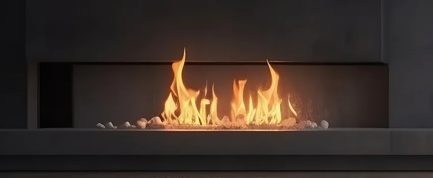 B-Vent Gas Fireplace Installation in Rossville, MD