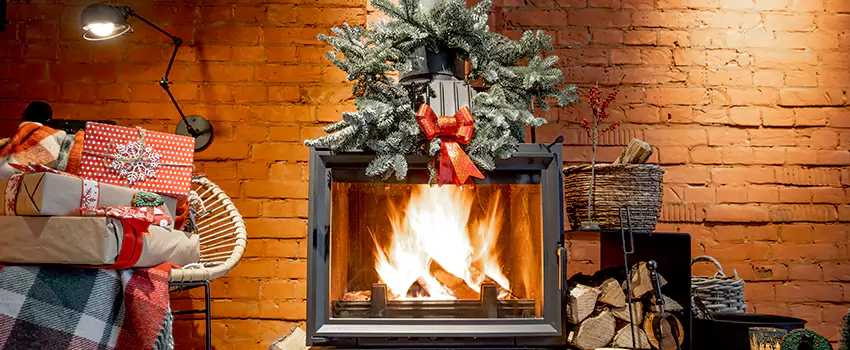 Travis Industries Linear Gas Fireplace Installation in Rossville, Maryland