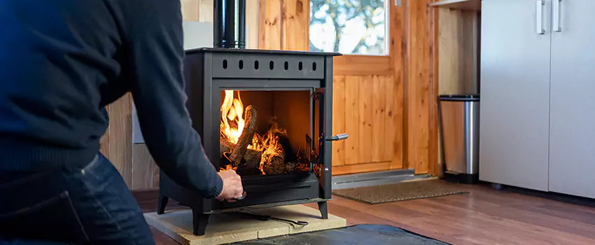 Open Hearth Wood Fireplace Installation in Rossville, MD