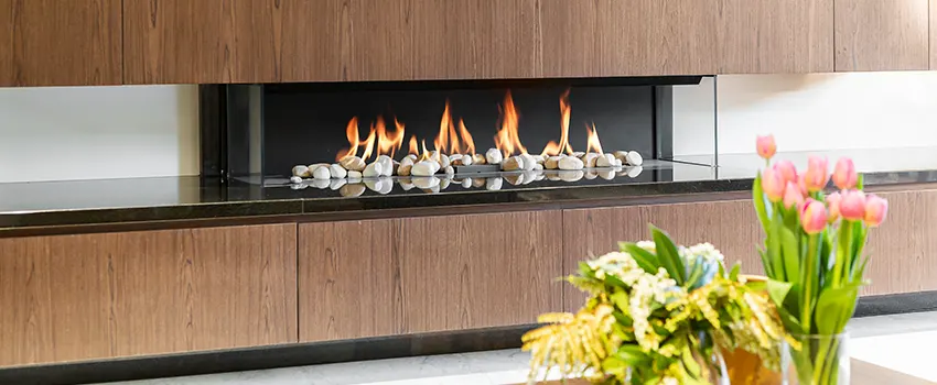 Double-height Fireplace Design Refurbishment in Rossville, Maryland
