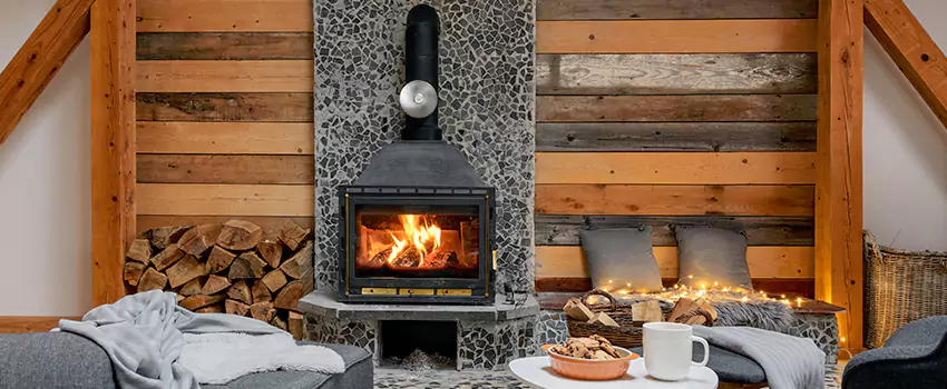 Thelin Hearth Products Direct Vent Gas Stove Fireplace Inspection in Rossville, Maryland